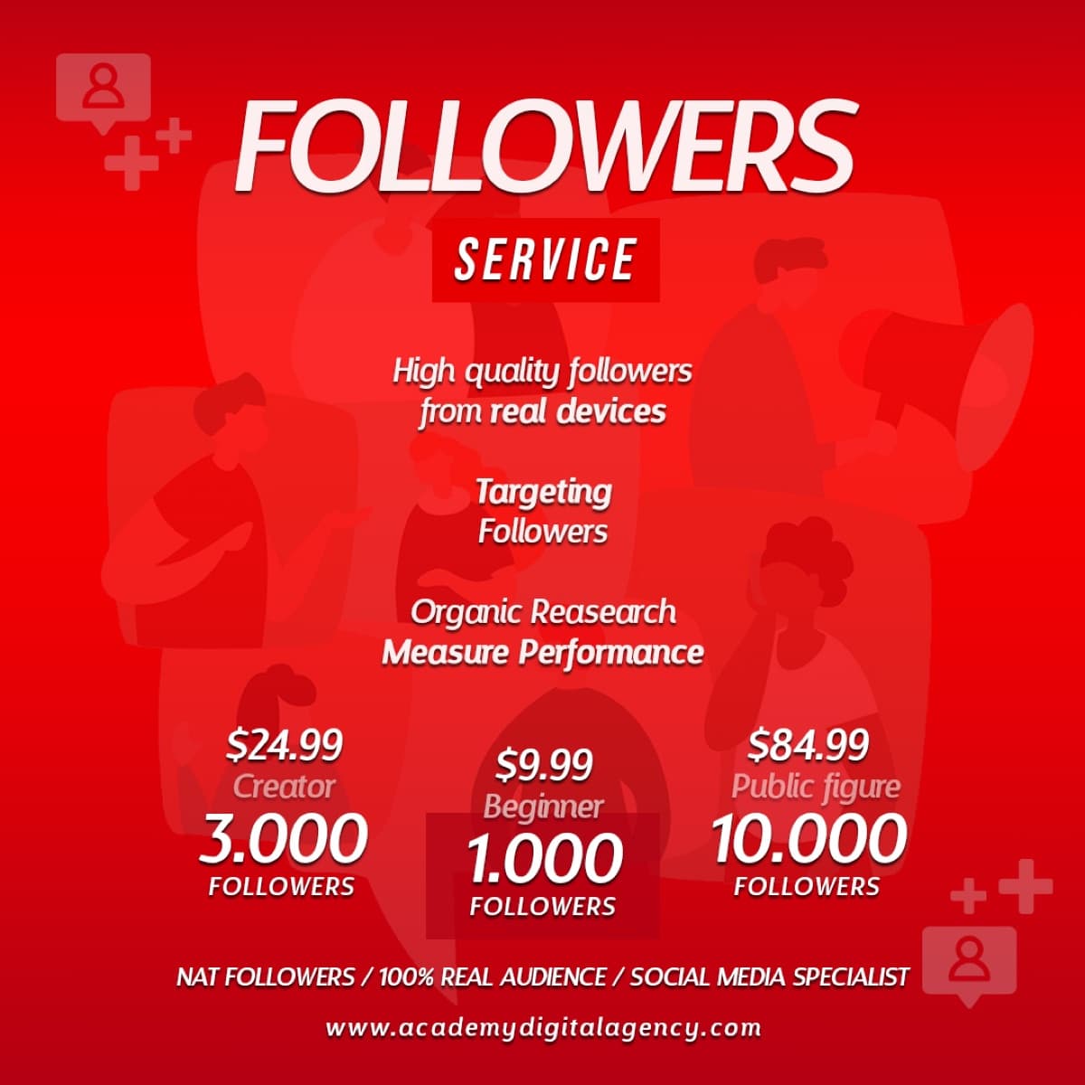 Academy Followers service